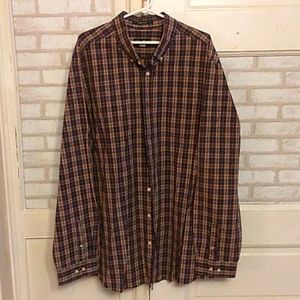 Eddie Bauer men's 3XLT casual button down shirt (J5)
